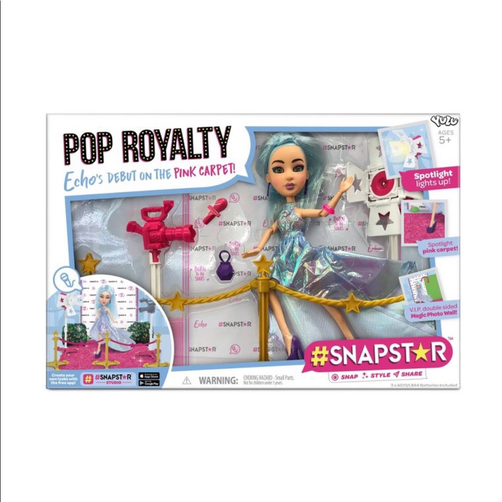 NWT Pop Royalty doll with accessories by #snapstar